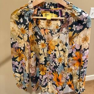 Moxy Collective (Exclusively for Maeve); Size Medium, 100% Linen